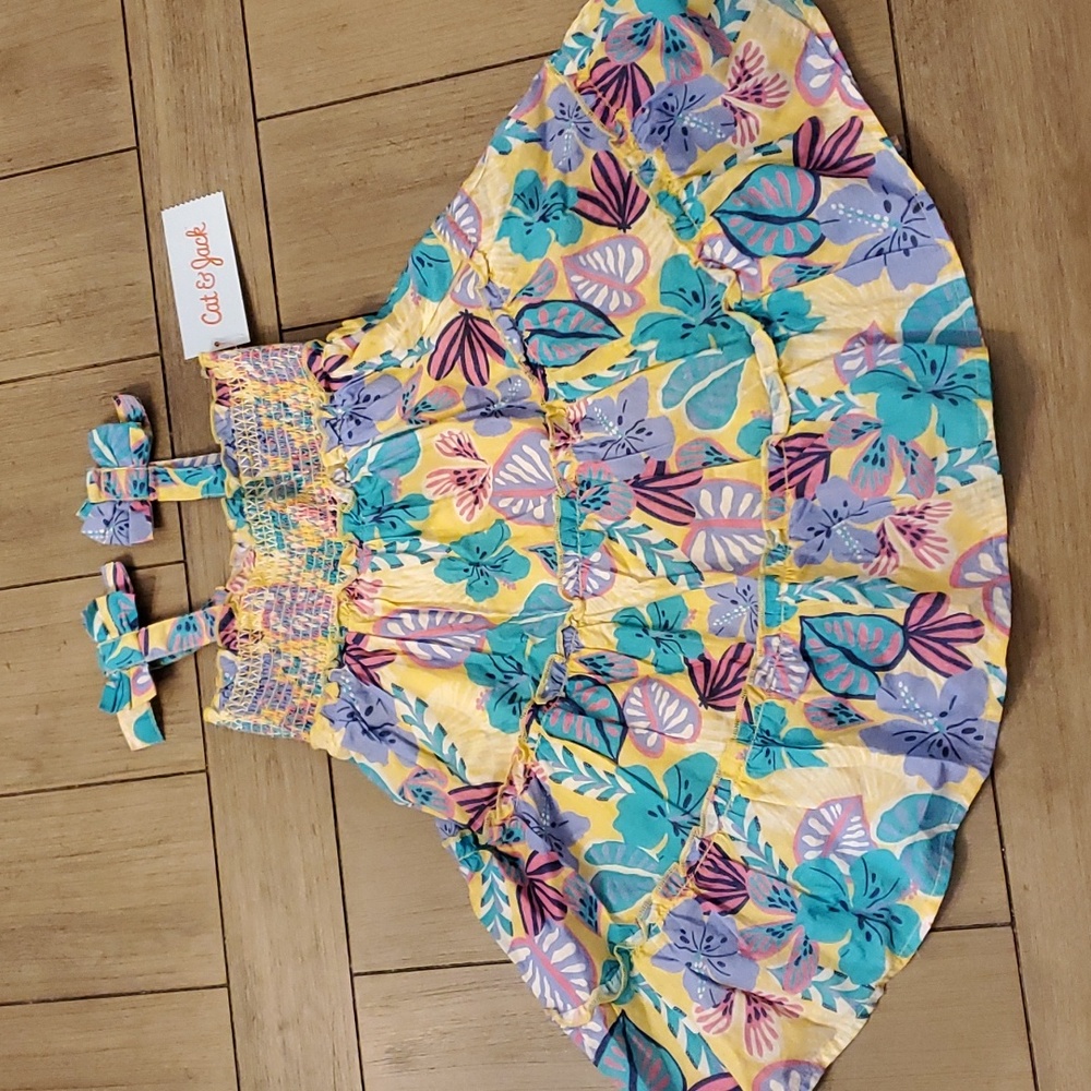 Cat and Jack  3T. NWT. Floral Dress